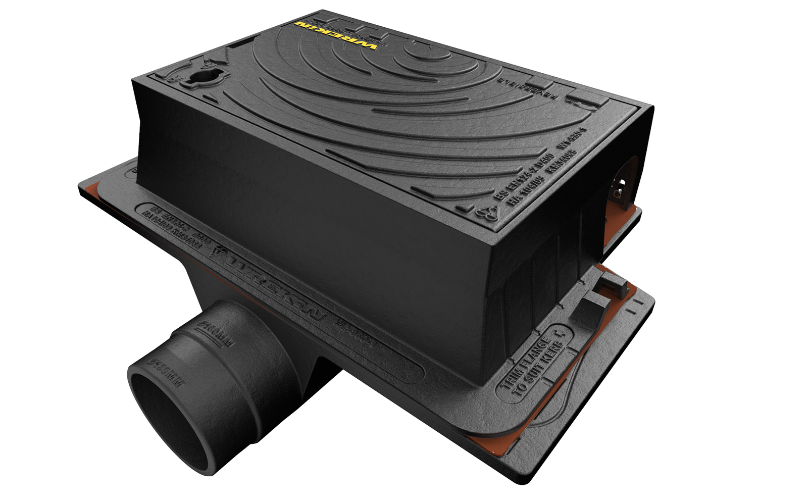 H2Go Combined Kerb & Drainage and Gully Chute Connector Assembly Wrekin